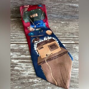 Thinking of You necktie men’s formal wear tie vintage Dads‎ sports TV colorful